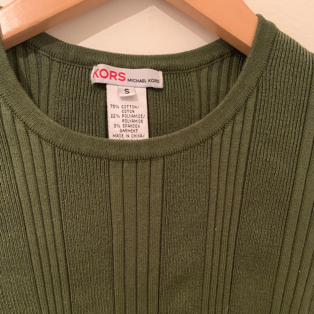 vintage michael kors tight knit top